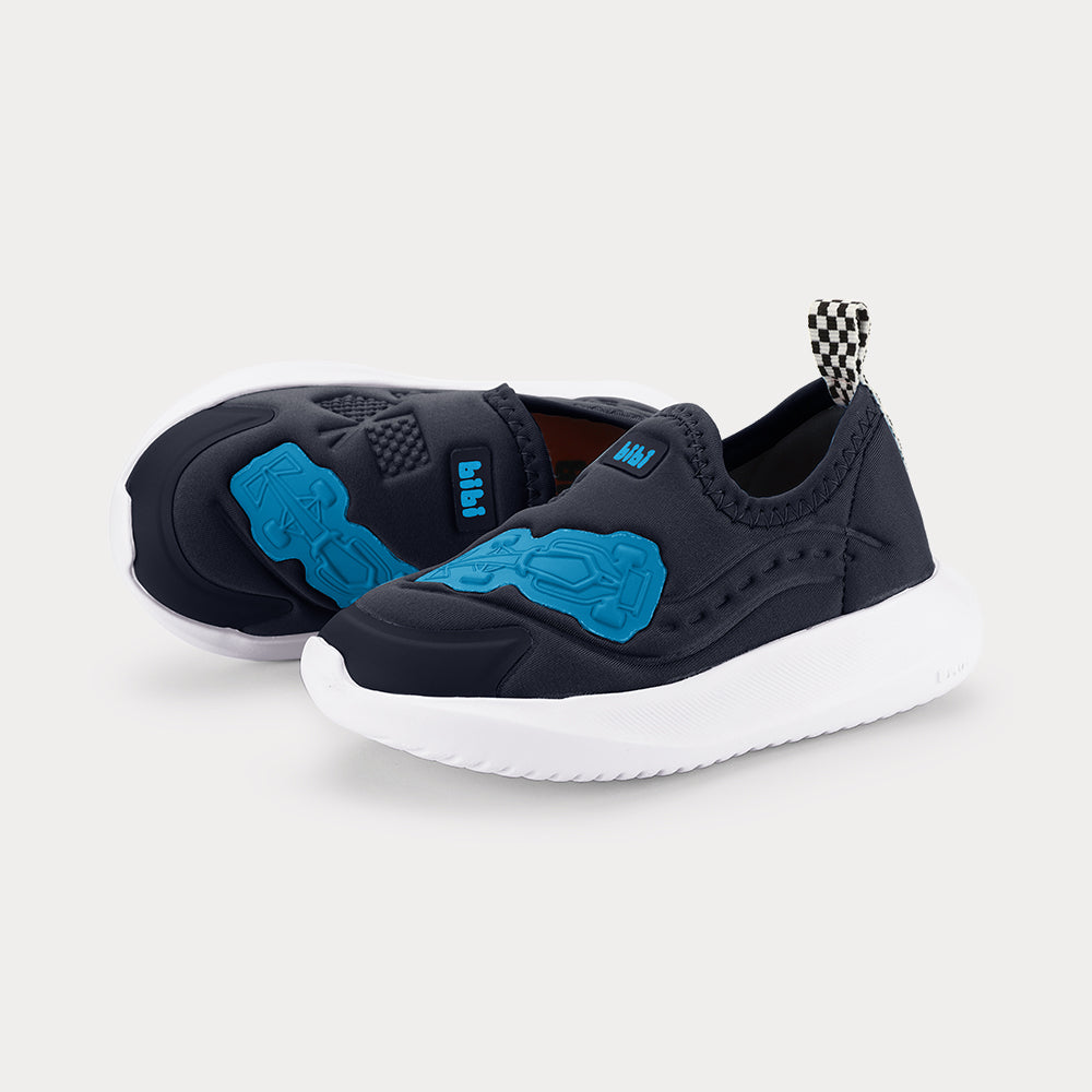 Zapatilla Infantil Azul/Negro Flash Bibi