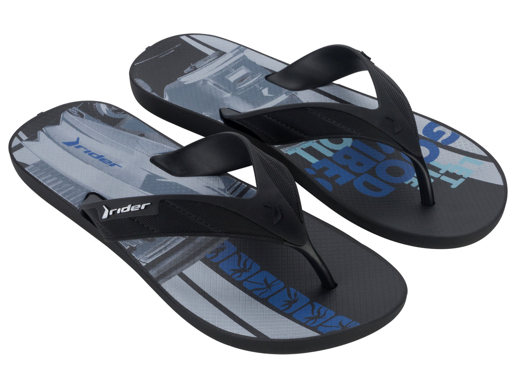 Sandalia Hombre Negro Strike Rider
