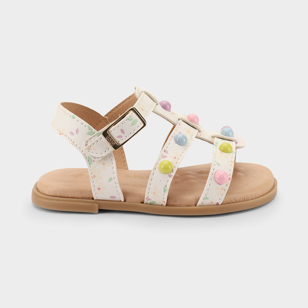 Sandalia Infantil Blanco Shine Bibi