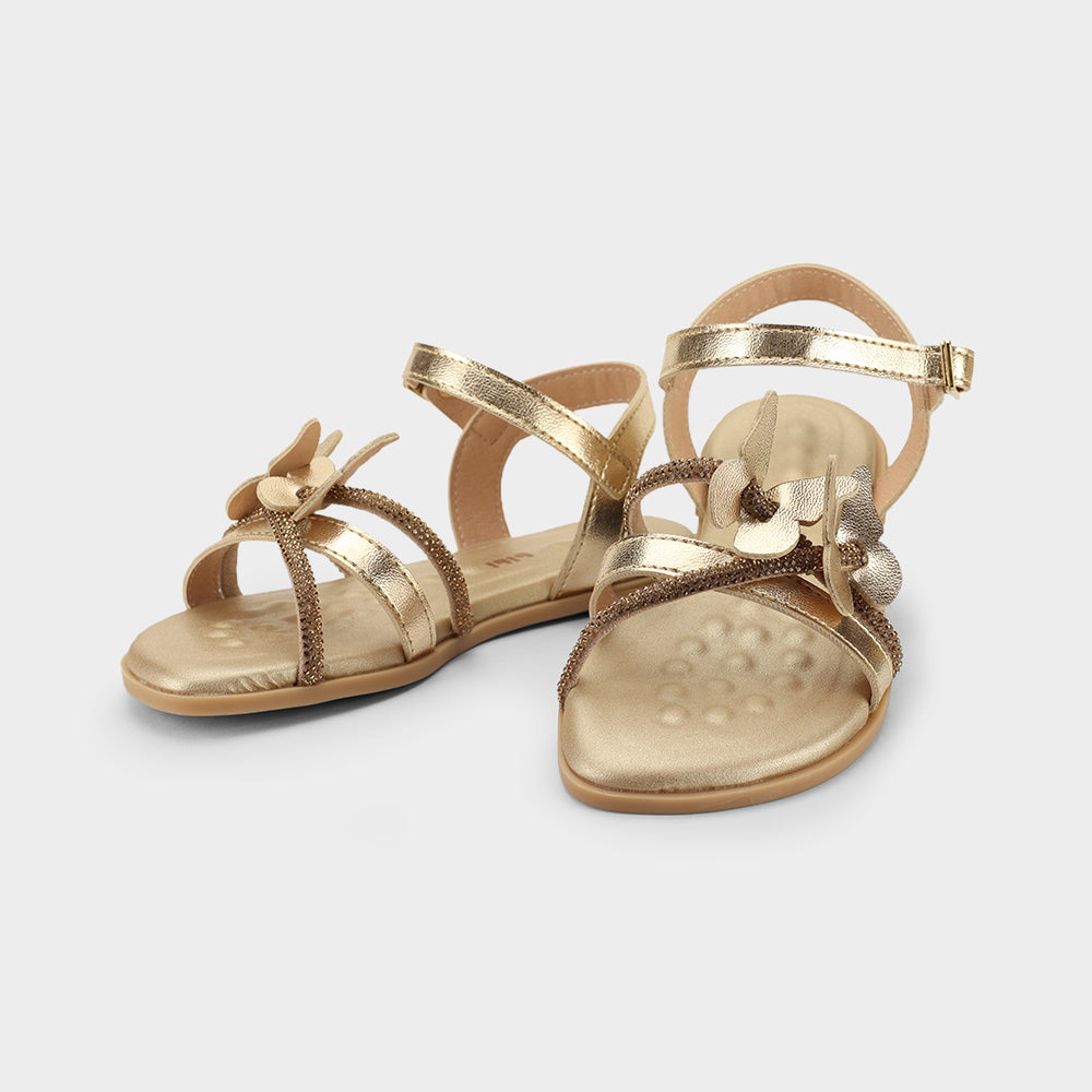 Sandalia Infantil Dorado Shine 921 Bibi
