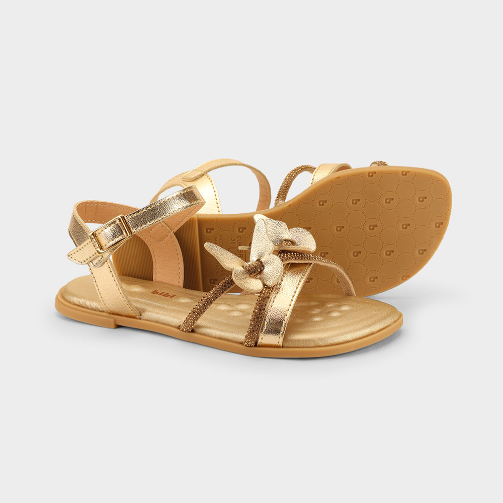 Sandalia Infantil Dorado Shine 921 Bibi