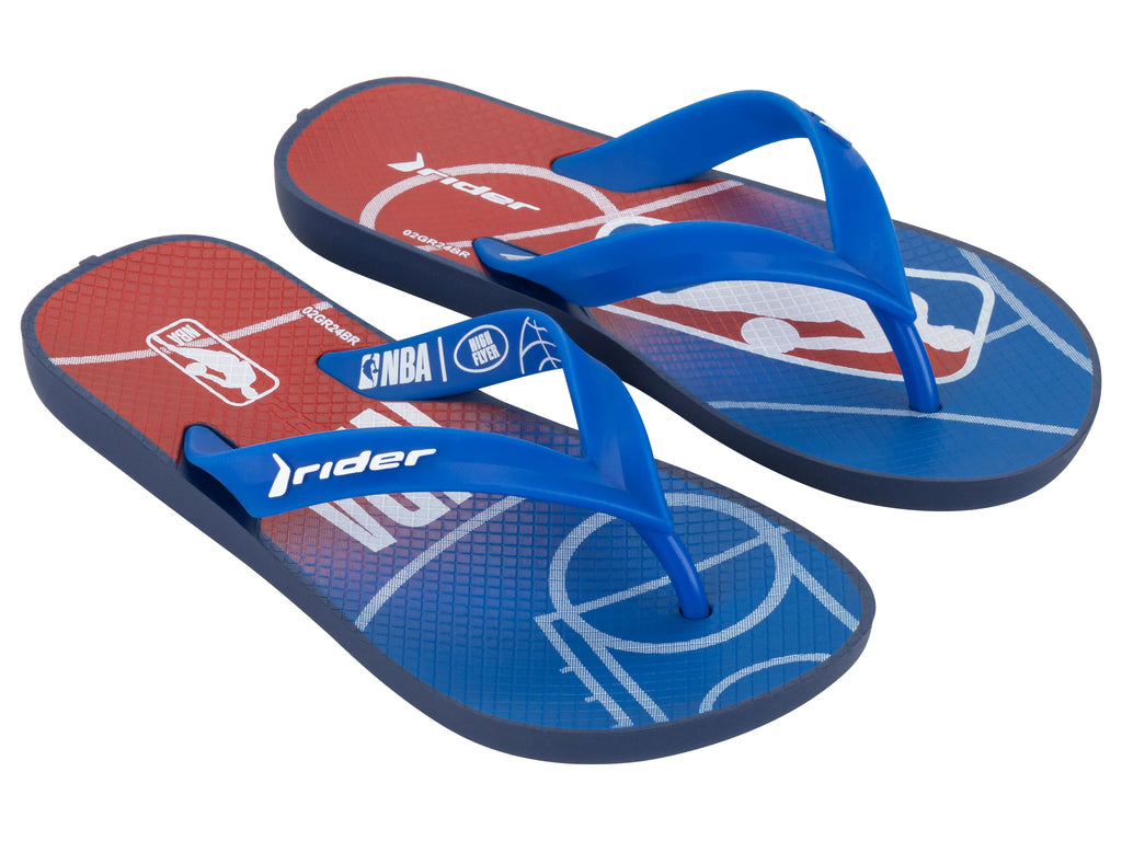 Sandalia Niño Azul/Rojo  NBA Feel