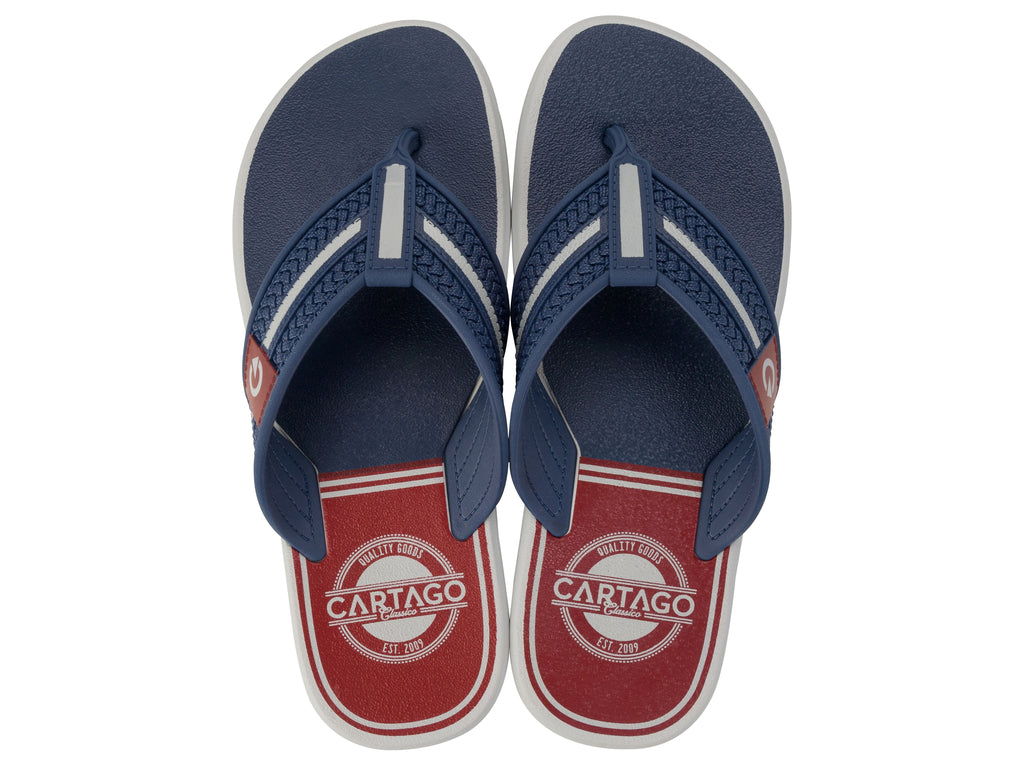 Sandalia Hombre Azul/Gris Palermo Cartago