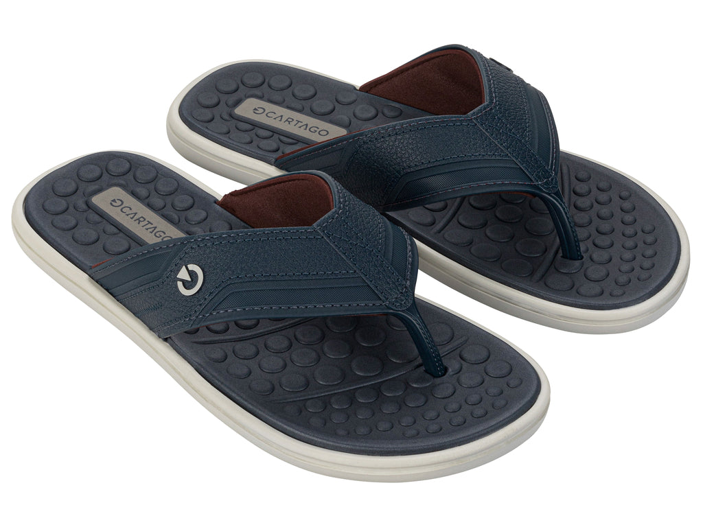 Sandalia Hombre Gris/Azul Veneto III Cartago