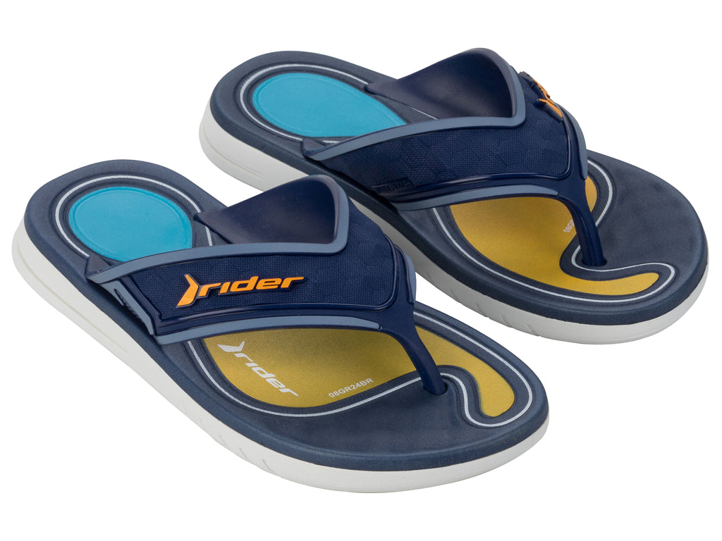 Sandalia Infantil Blanco/Azul Line Plus Rider