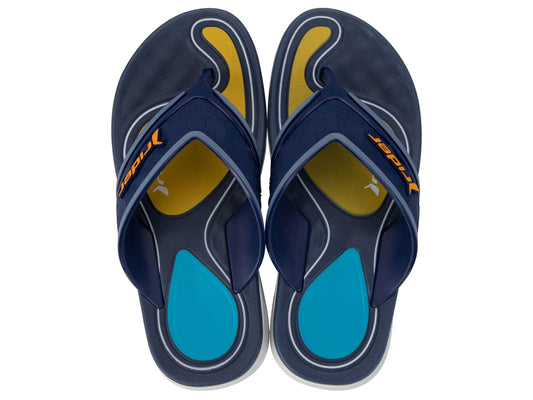 Sandalia Infantil Blanco/Azul Line Plus Rider