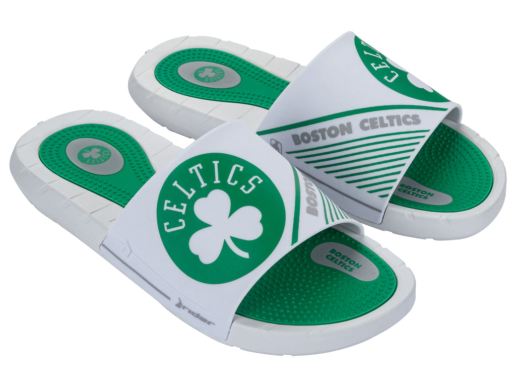 Sandalia Hombre Blanco/Verde Celtics Rush NBA Rider