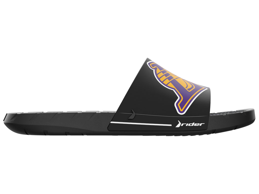 Sandalia Hombre Negro/Morado Lakers Rush NBA Rider