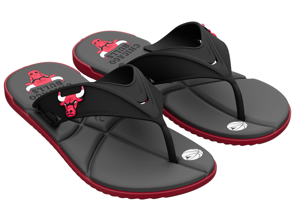 Sandalia Hombre Negro/Rojo Chicago Shot NBA Rider