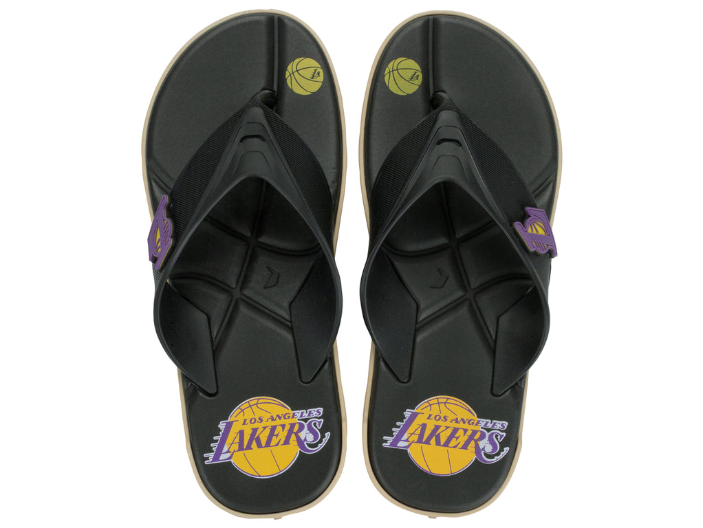 Sandalia Hombre Negro/Azul Lakers Shot NBA Rider
