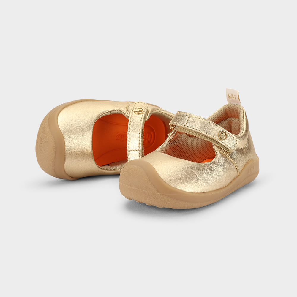 Zapatilla Infantil Dorado FisioFlex Bibi