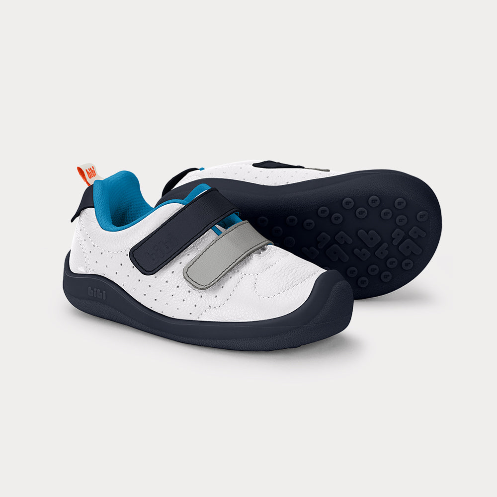 Zapatilla Infantil Blanco/Azul/Gris FisioFlex Bibi
