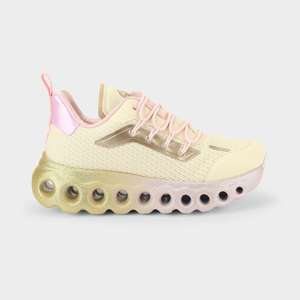 Zapatilla Infantil Crema/Blanco Roller Sport Bibi