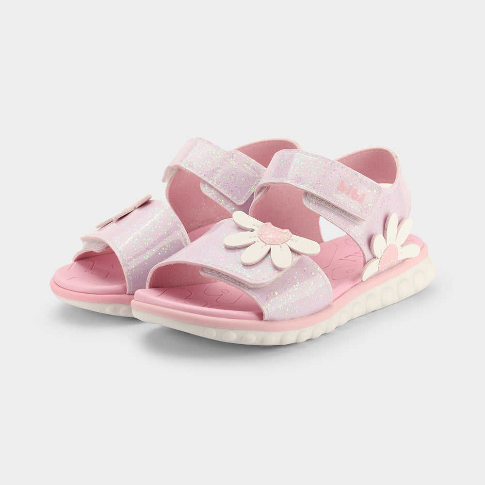 Sandalia Infantil Blanco/Rosa Summer Roller Bibi