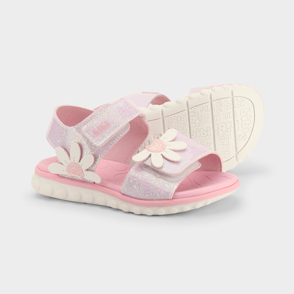 Sandalia Infantil Blanco/Rosa Summer Roller Bibi