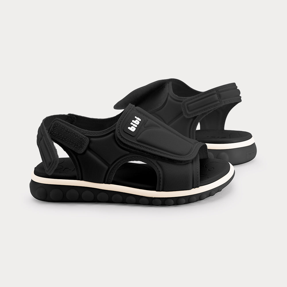 Sandalia Infantil Negro Summer Roll Sport Bibi