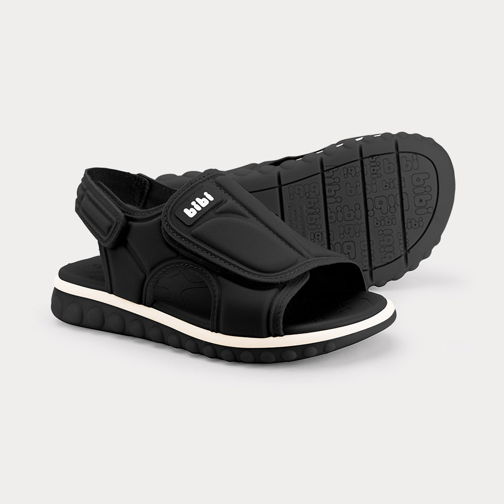 Sandalia Infantil Negro Summer Roll Sport Bibi