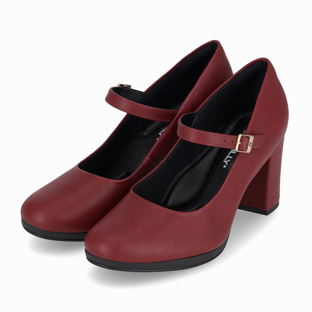 Zapato Mary Jane Mujer Burdeo Deise 012 Piccadilly