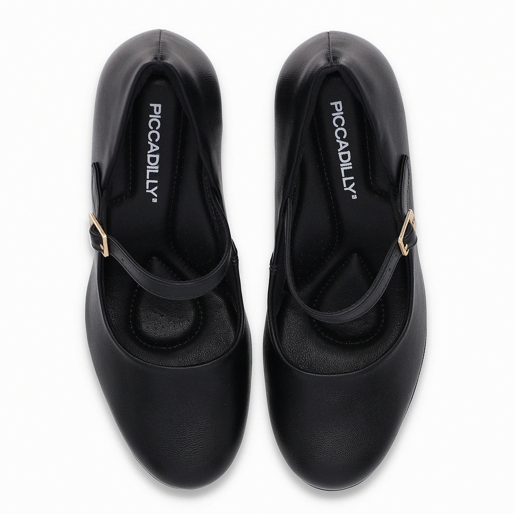 Zapato Mary Jane Mujer Negro Deise 012 Piccadilly