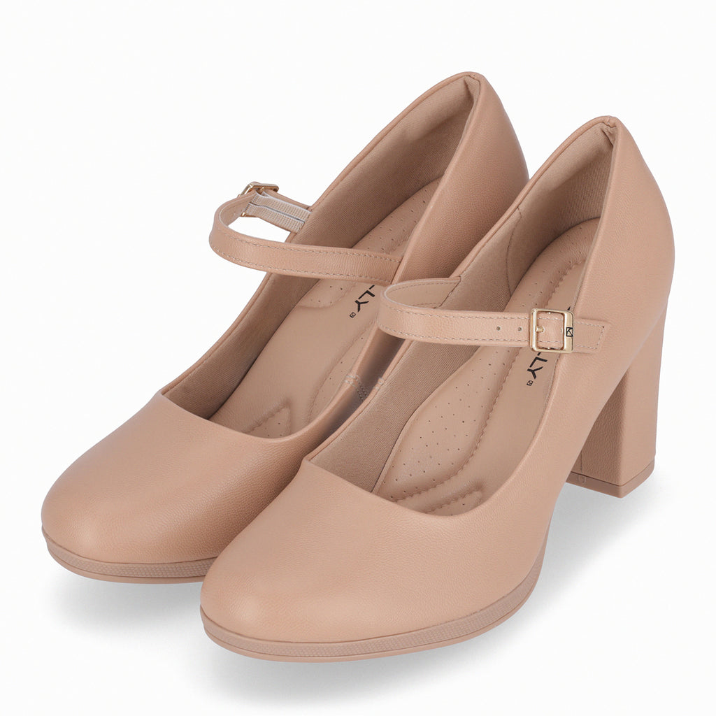 Zapato Mary Jane Mujer Nude Deise 012 Piccadilly