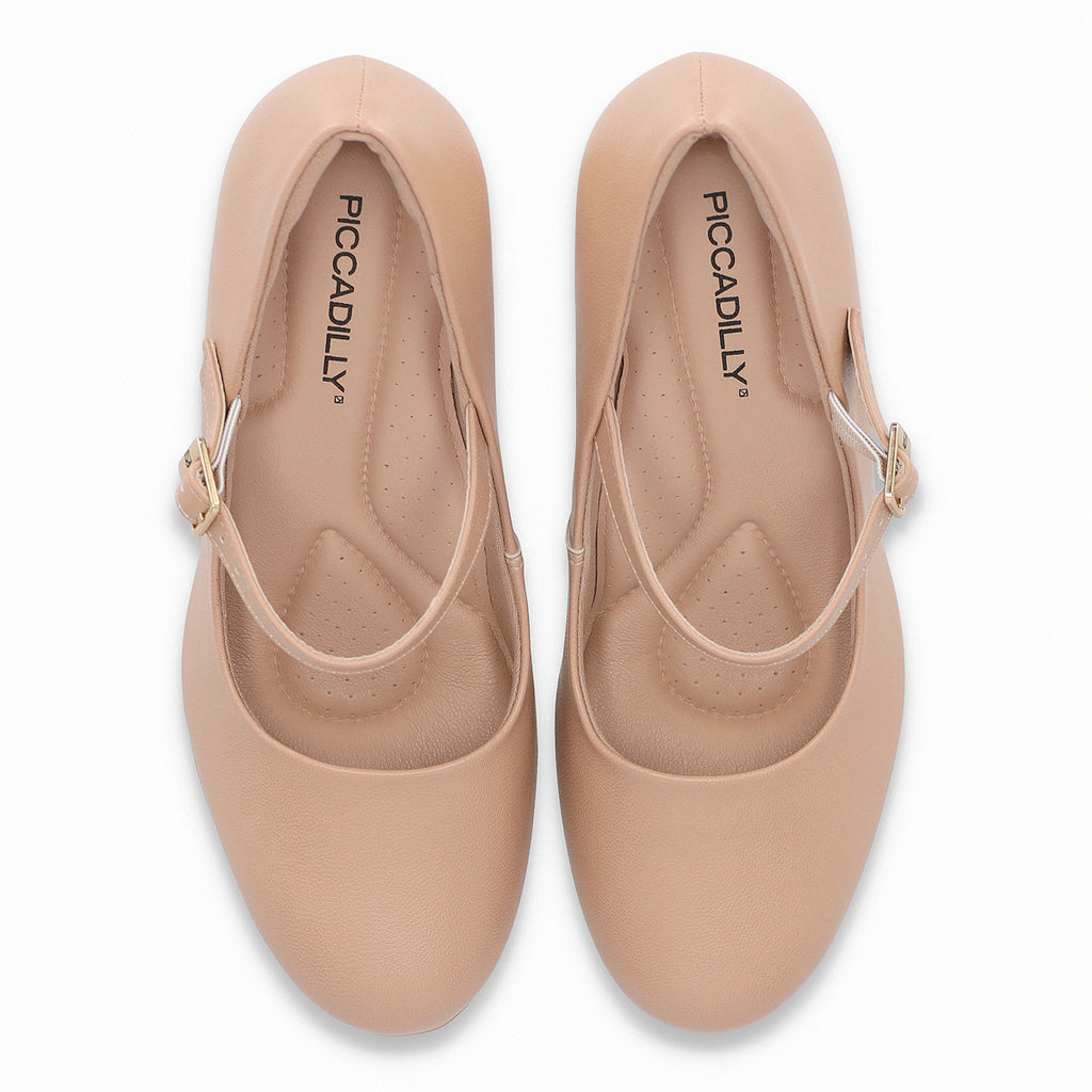 Zapato Mary Jane Mujer Nude Deise 012 Piccadilly