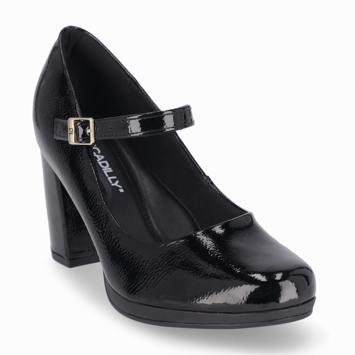 Zapato Mary Jane Mujer Negro/Charol Deise Piccadilly