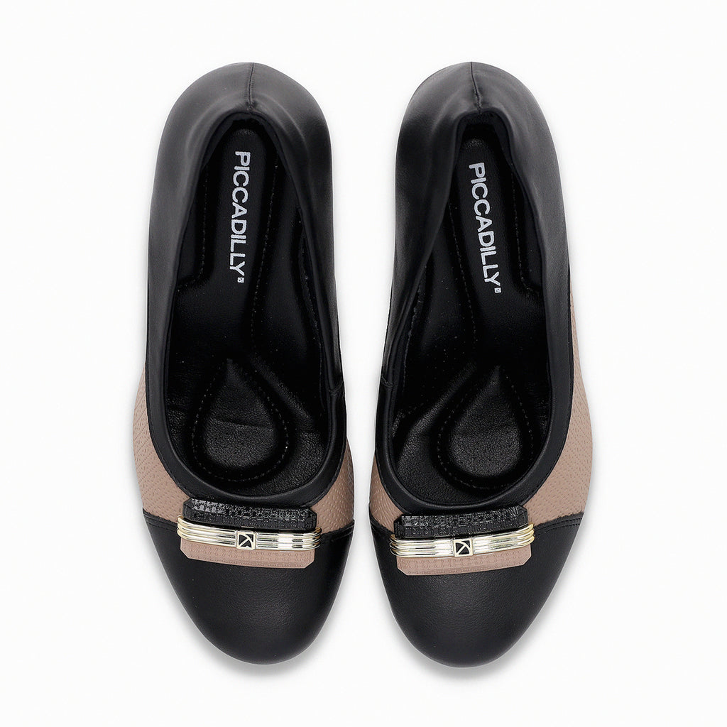 Zapato Mujer Negro/Nude Deise 013 Piccadilly
