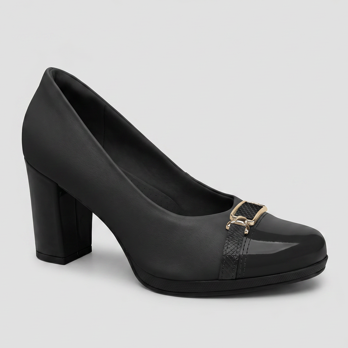 Zapato Mujer Negro/Dorado Deise Piccadilly