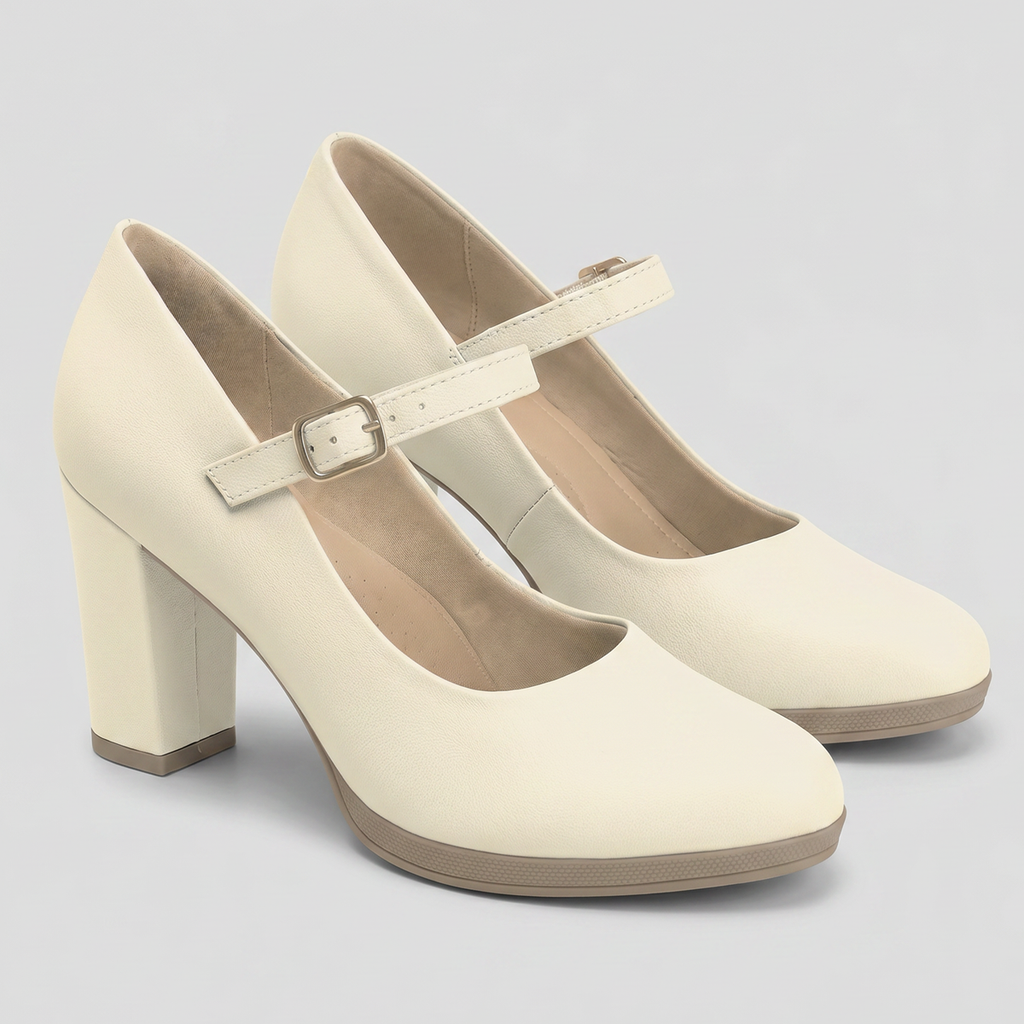 Zapato Mary Jane Mujer Crema Deise Piccadilly