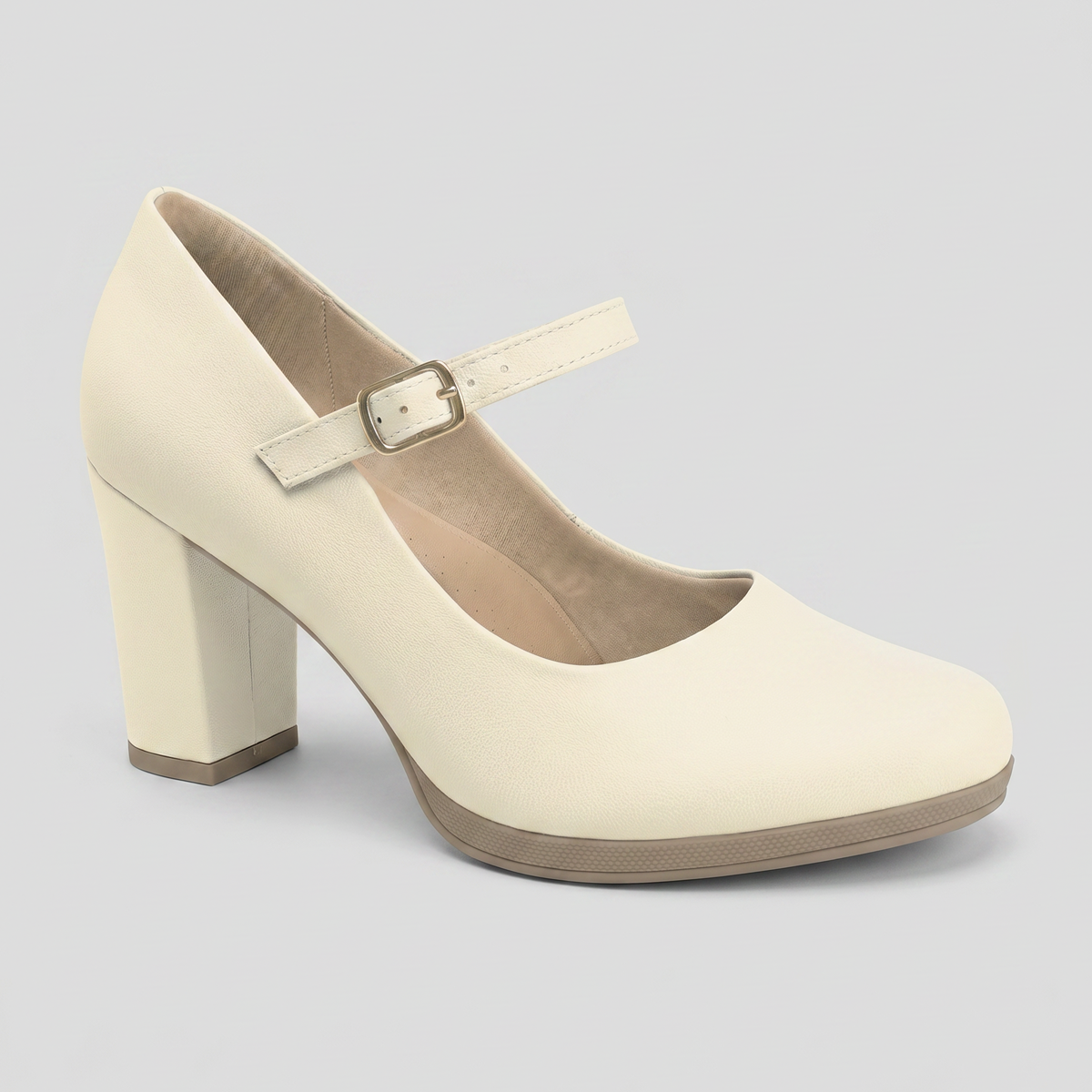 Zapato Mary Jane Mujer Crema Deise Piccadilly