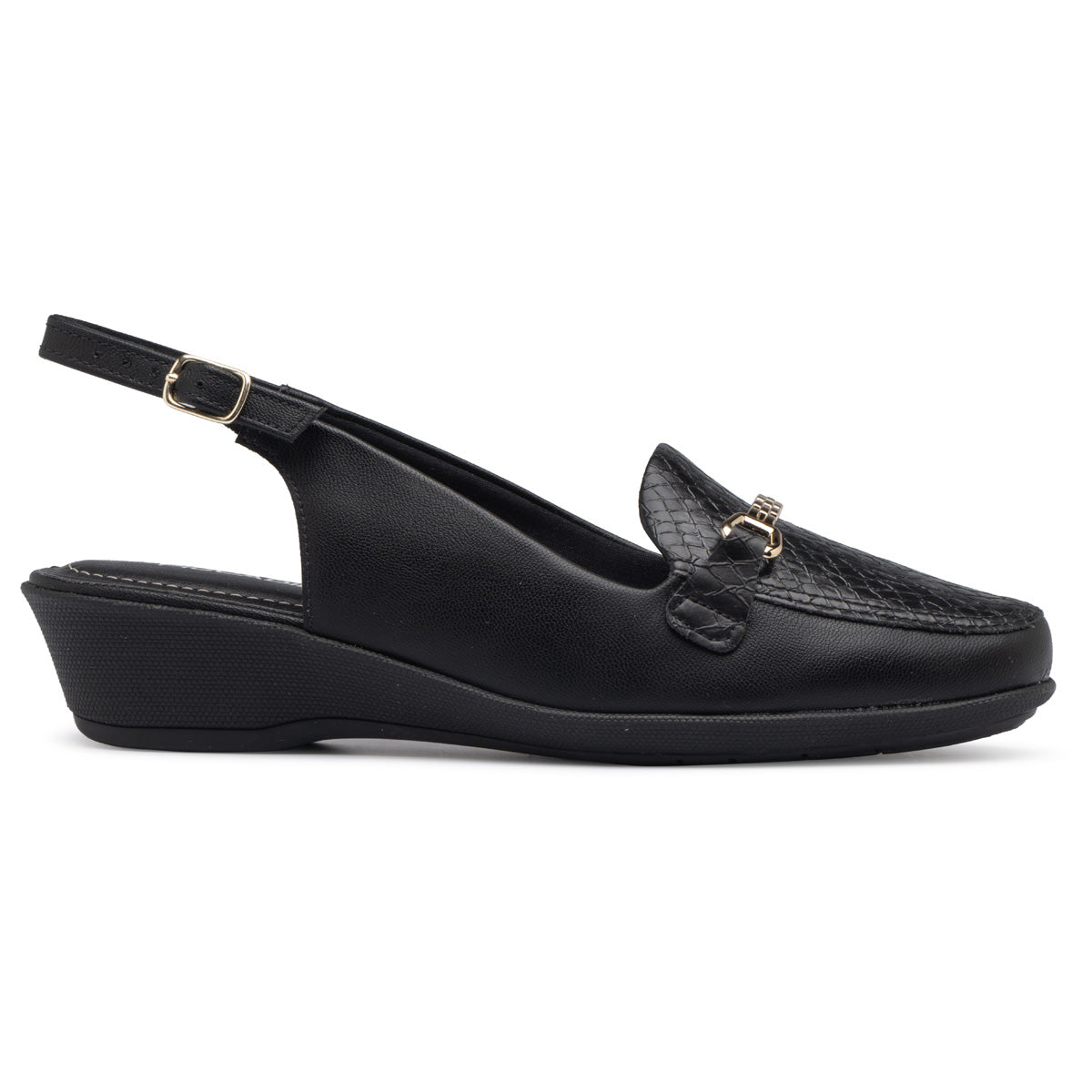 Zapato Mujer Negro/Dorado Ivone Piccadilly