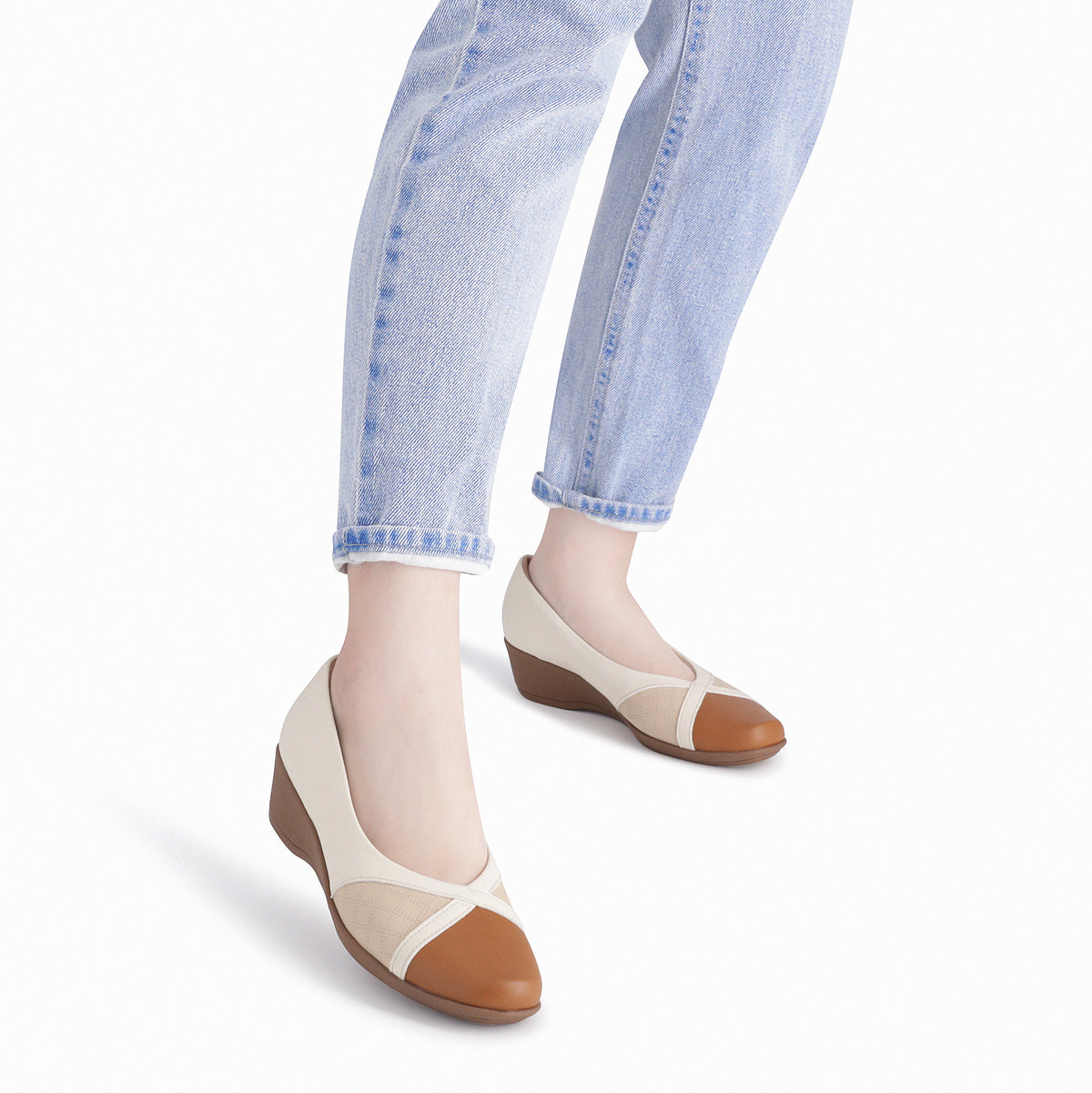 Zapato Mujer Nude/Café Ivone Piccadilly