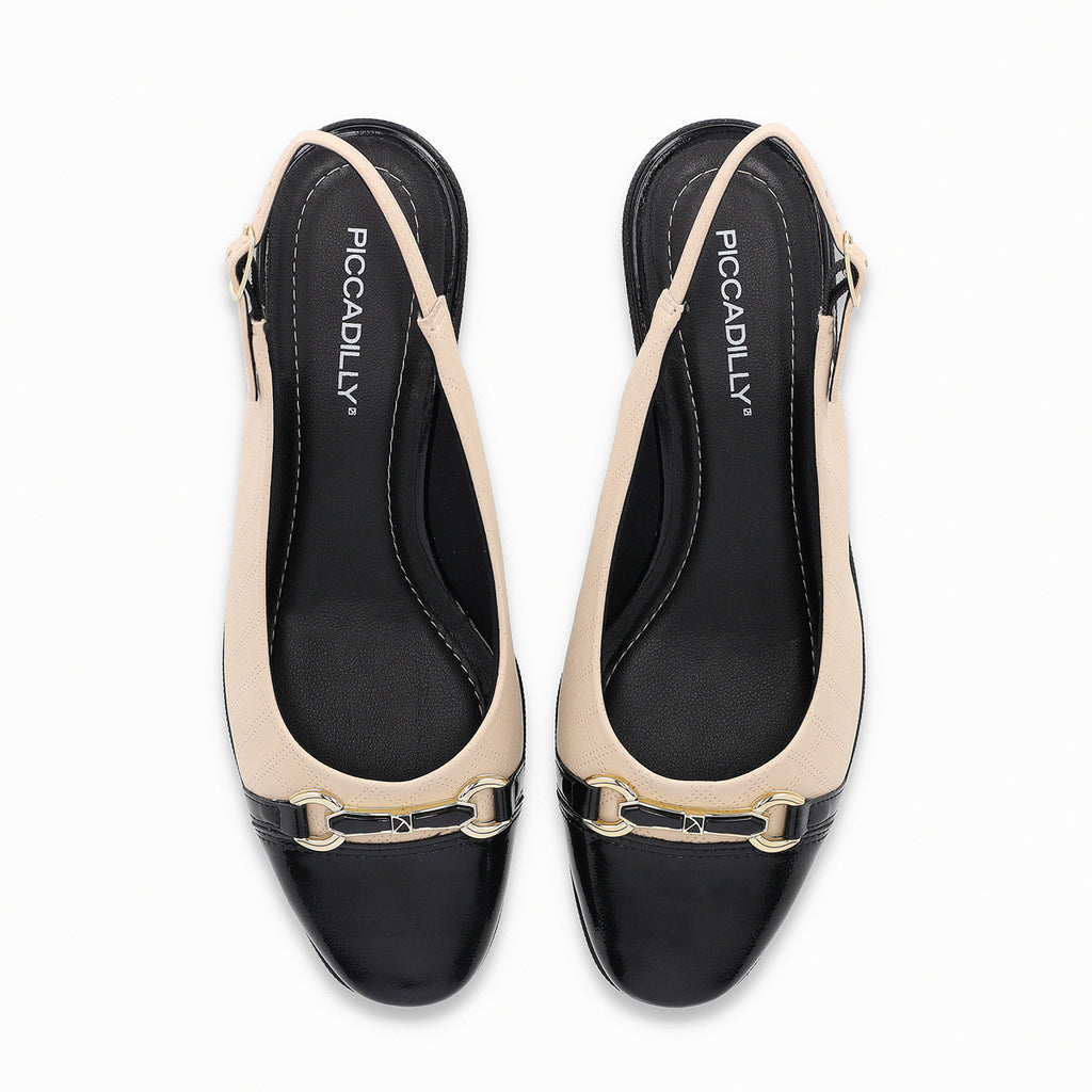 Zapato Mujer Negro/Nude Ivone 225 Piccadilly