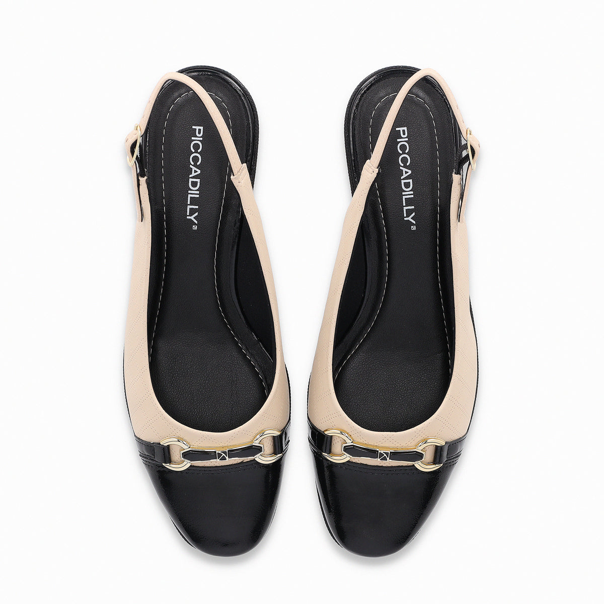 Zapato Mujer Negro/Nude Ivone 225 Piccadilly