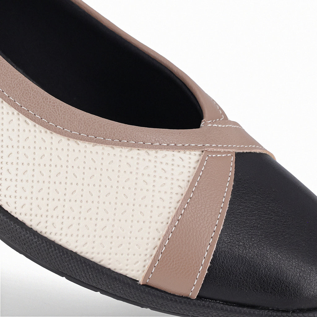 Zapato Mujer Negro/Crema Ivone Piccadilly