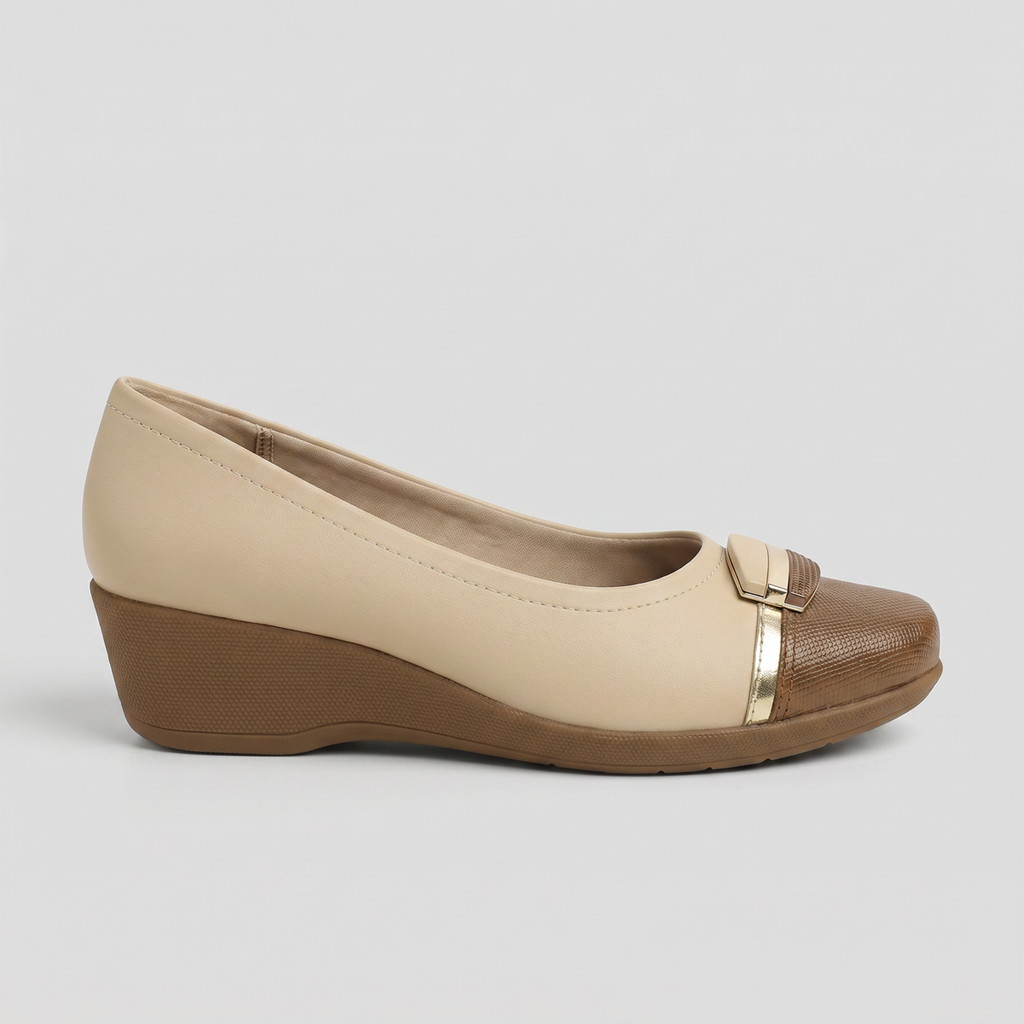 Zapato Mujer Nude/Café Ivone Piccadilly