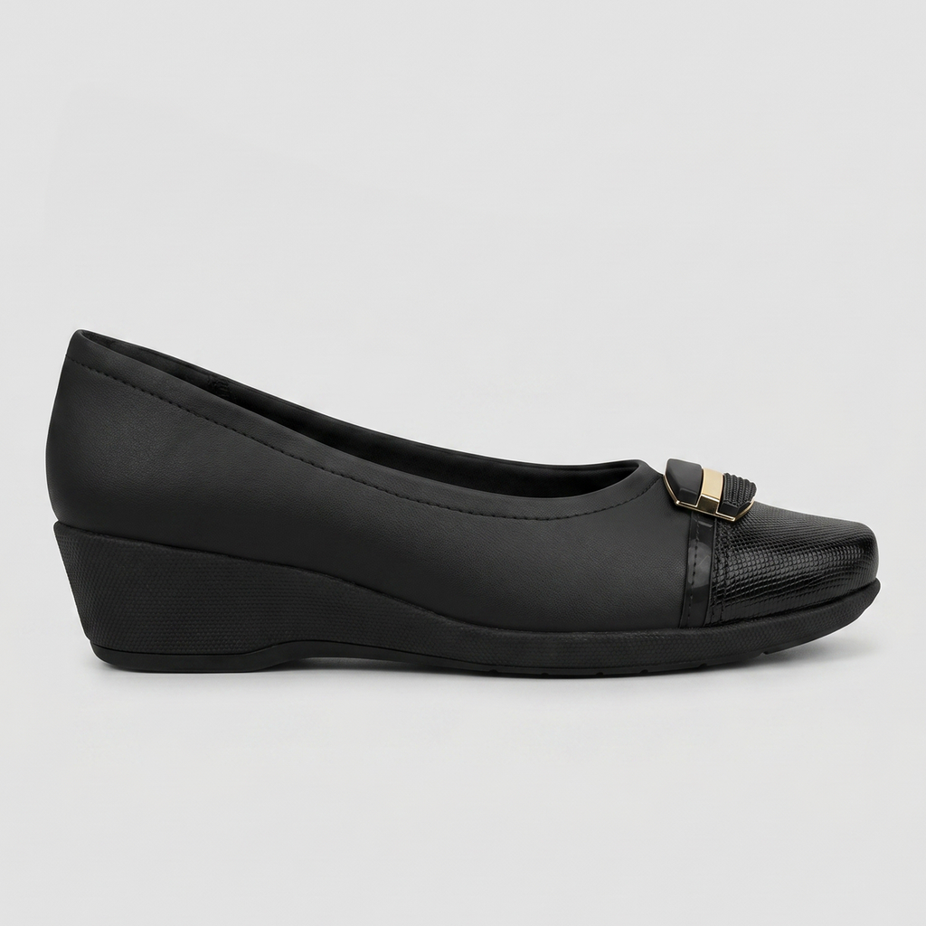 Zapato Mujer Negro/Dorado Ivone Piccadilly