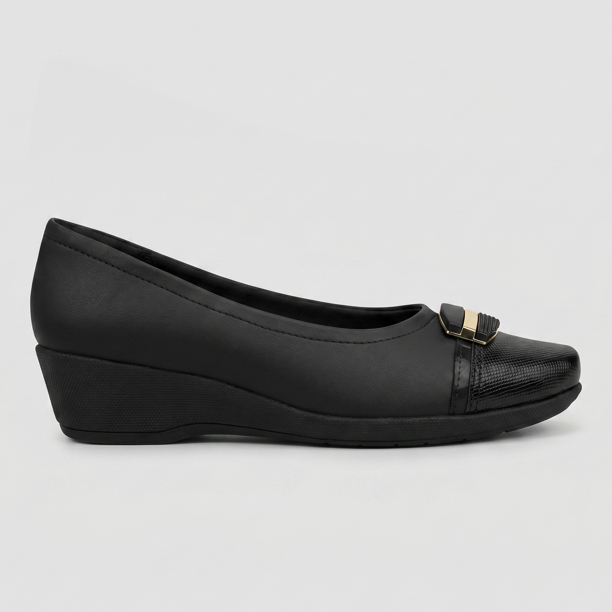 Zapato Mujer Negro/Dorado Ivone Piccadilly