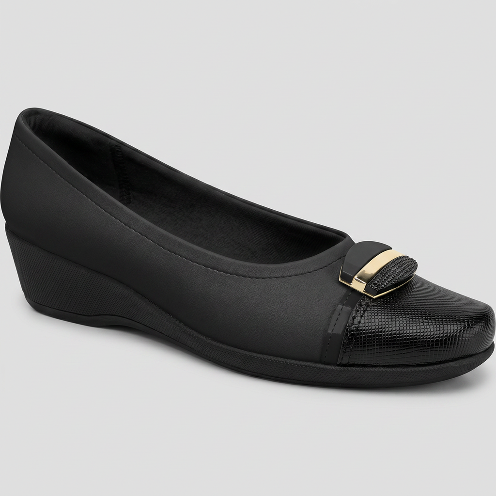 Zapato Mujer Negro/Dorado Ivone Piccadilly