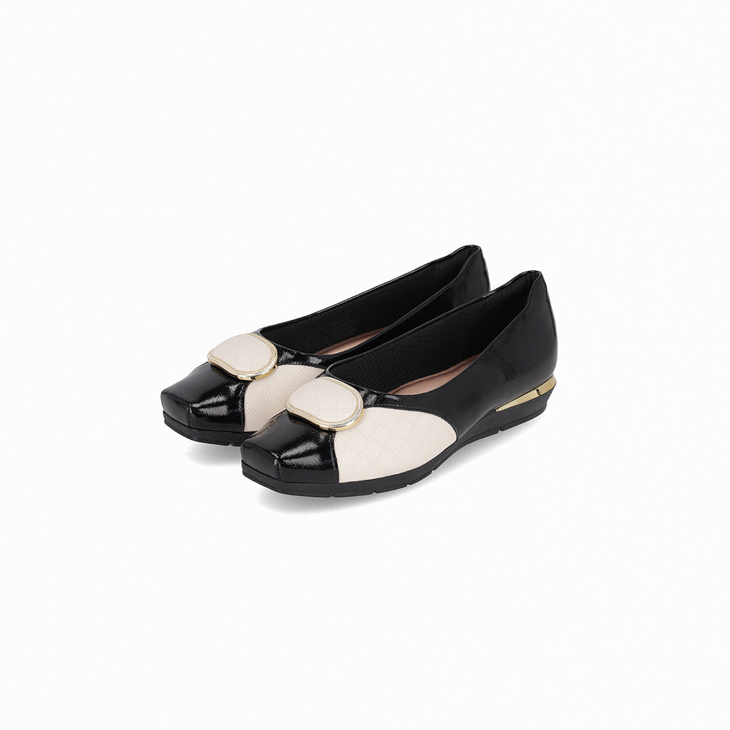 Zapato Mujer Negro/Blanco Fernanda 85 Piccadilly