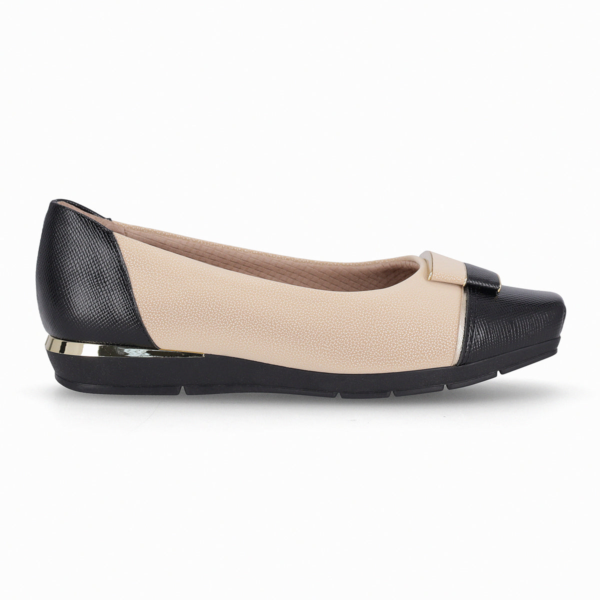 Zapato Mujer Negro/Nude Fernanda Piccadilly