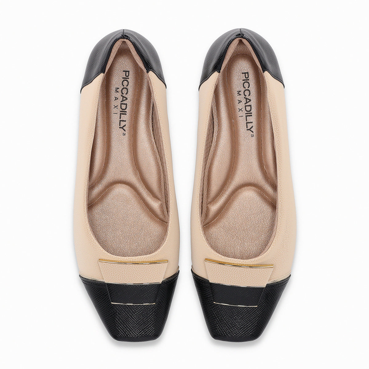 Zapato Mujer Negro/Nude Fernanda Piccadilly