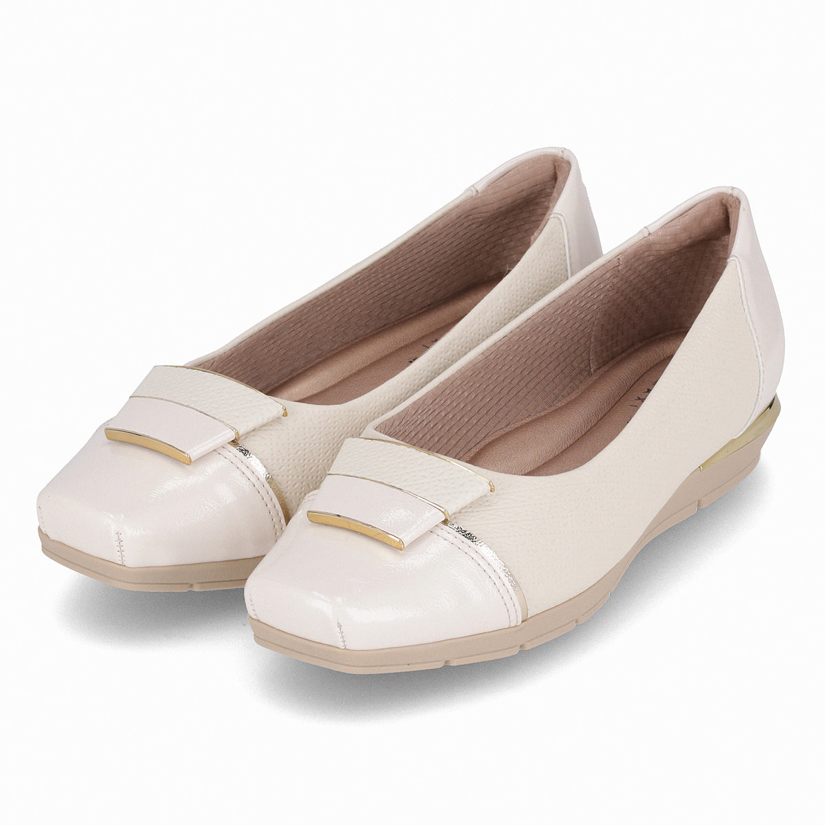 Zapato Mujer Crema/Dorado Fernanda Piccadilly