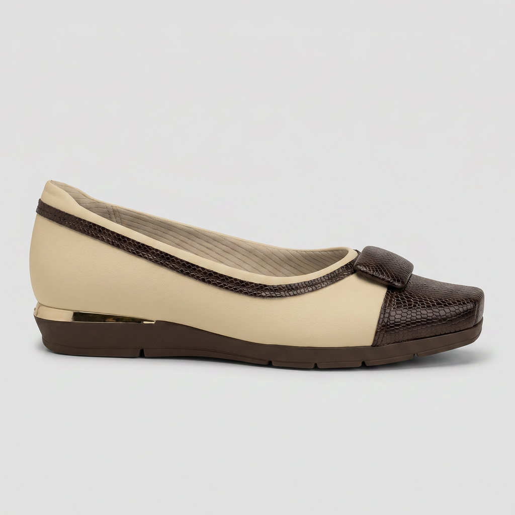 Zapato Mujer Nude/Chocolate Fernanda 17 Piccadilly