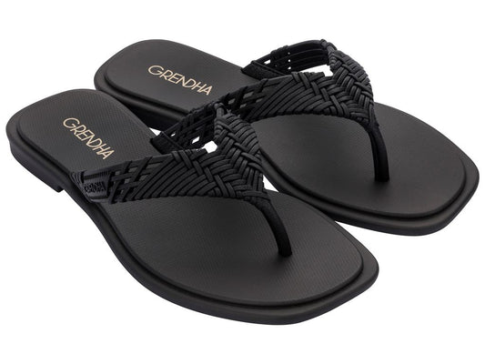 Sandalia Mujer Negro Eco 374 Grendha