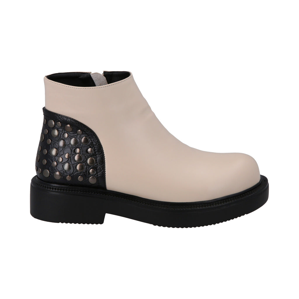 Botin Mujer Beige Galli Police