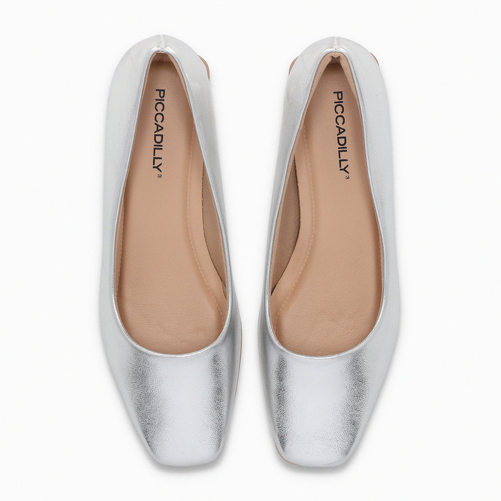Zapato Mujer Plateado Tati Piccadilly