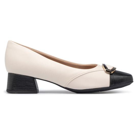 Zapato Mujer Hueso/Negro Tati 324 Piccadilly