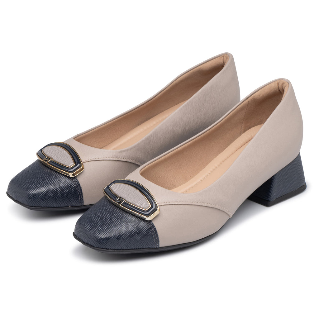 Zapato Mujer Azul/Taupe Tati 324 Piccadilly