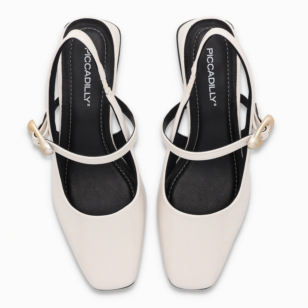 Zapato Mujer Crema/Charol Tati 82 Piccadilly